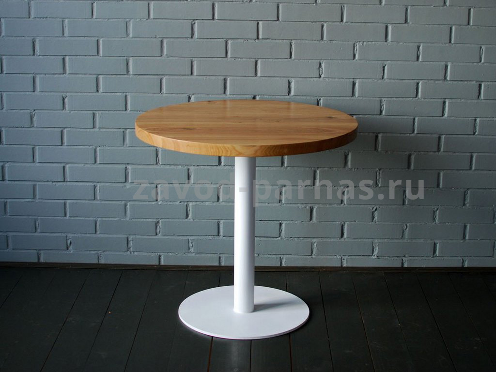Круглый стол в лофт стиле дерево и металл - цена