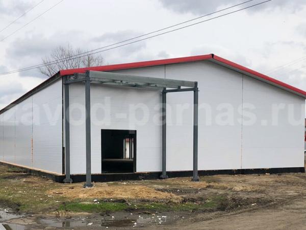 Быстровозводимое металлическое здание